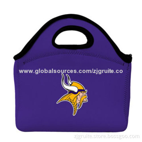 Neoprene Lunch Tote Bags, Customized Sizes are Accepted